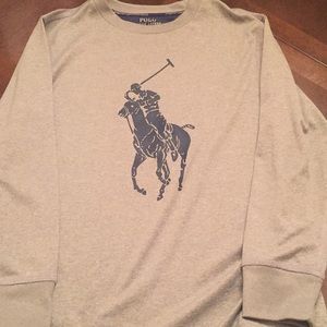 BoysPoloRalph Lauren Performance Long Sleeve Shirt